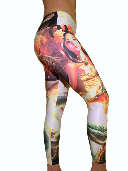 DRAGON PRINCESS COMPRESSION PANTS