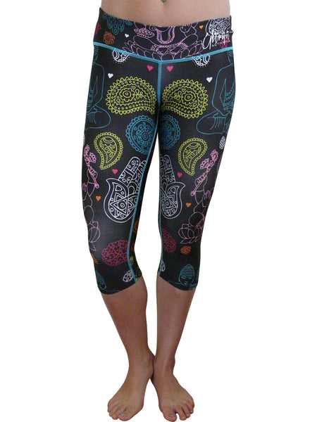 Paisley Ganesha Capri