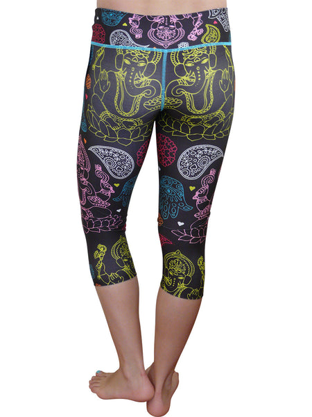 Paisley Ganesha Capri