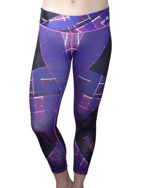 Purple Geometry Legging