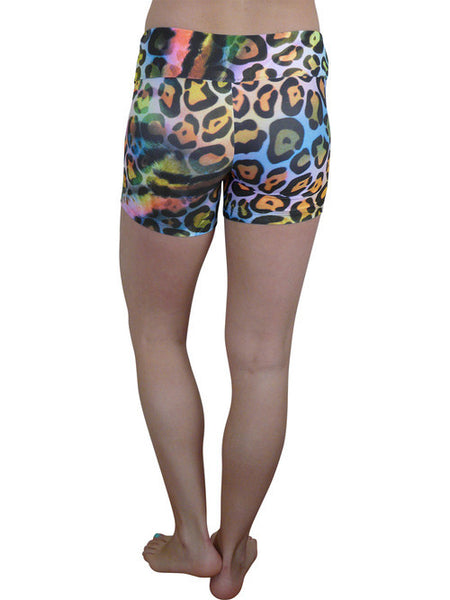 Symmetrical Animal Compression Shorts