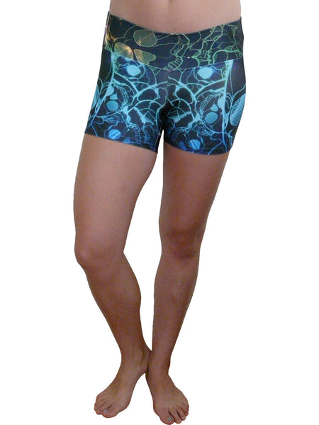 Splashed skull short