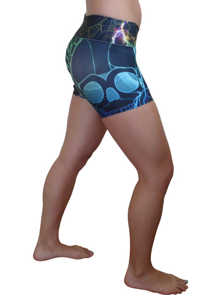 Splashed skull short