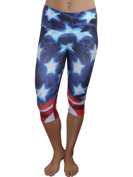 Stars with a Touch of Stripes Capri