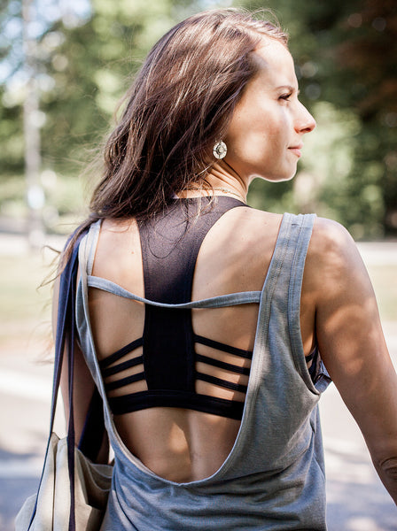 Black All A-Bout Sports Bra