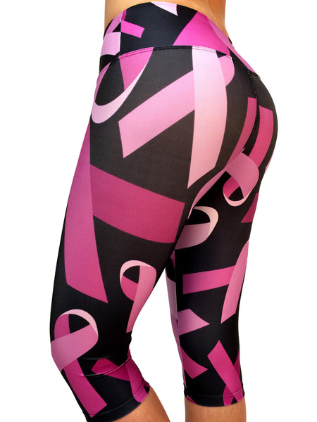 Pink Ribbon Capri