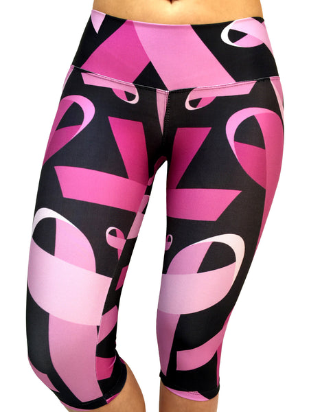 Pink Ribbon Capri