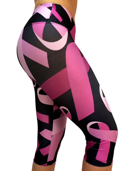 Pink Ribbon Capri