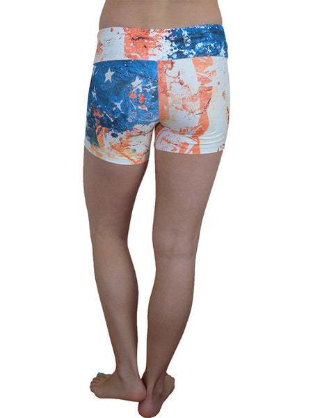 Burnout Flag Compression Short