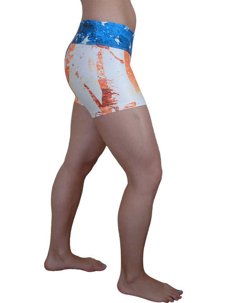 Burnout Flag Compression Short