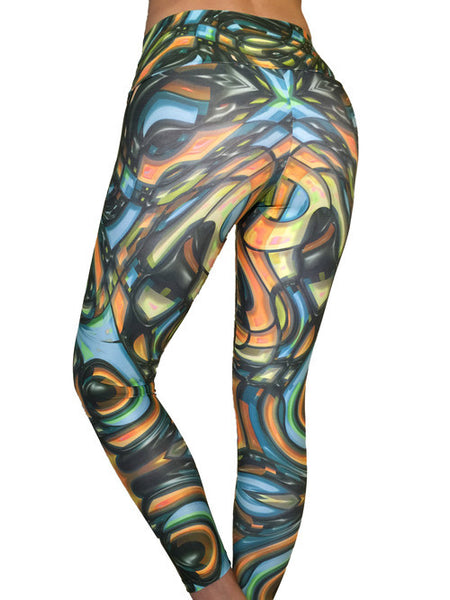 FANCY FADE COMPRESSION PANTS