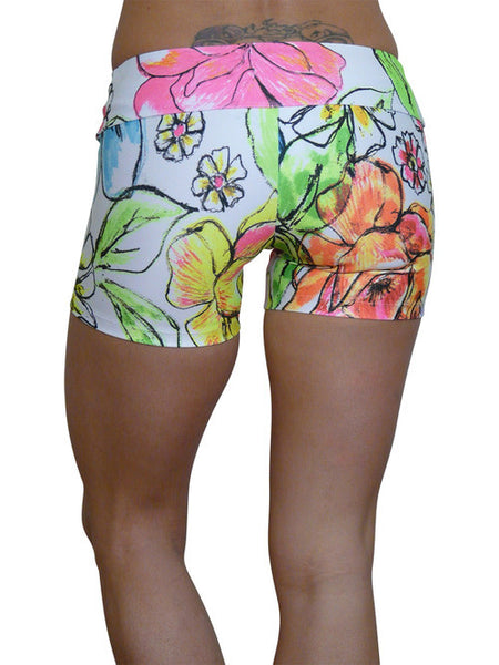 Flower Fun Compression Shorts