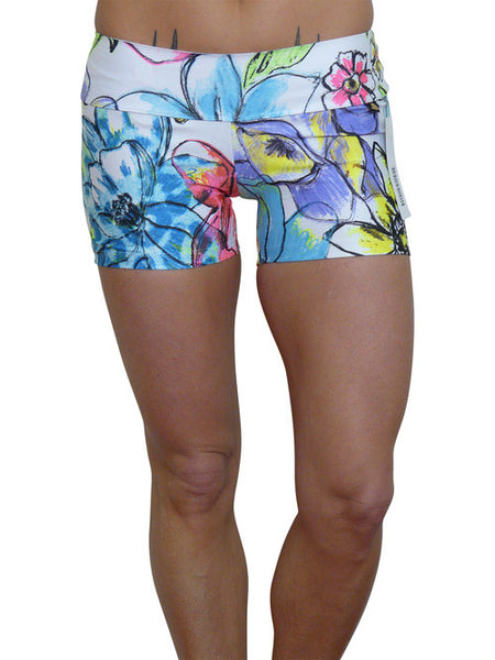 Flower Fun Compression Shorts