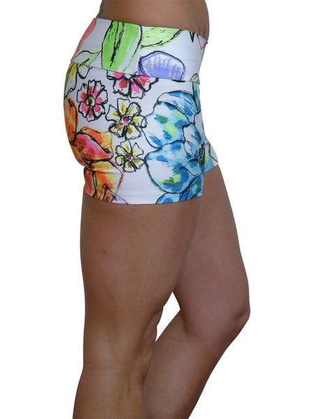 Flower Fun Compression Shorts