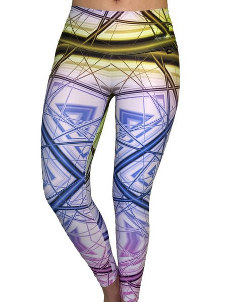 GEOMETRIC FADE COMPRESSION PANTS