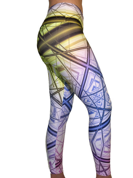 GEOMETRIC FADE COMPRESSION PANTS