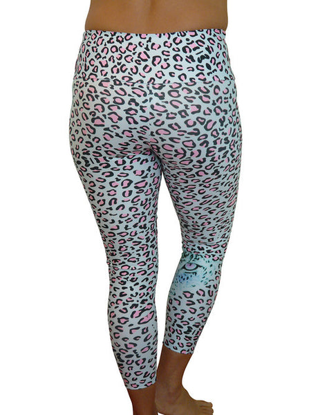 MINT CHEETAH COMPRESSION PANTS