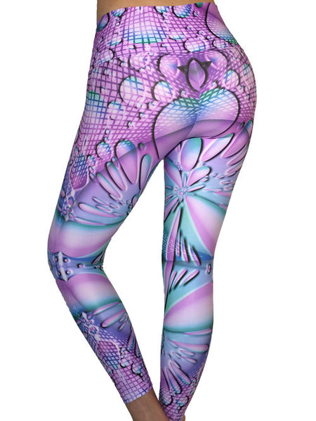 PASTEL RIPPLES COMPRESSION PANTS