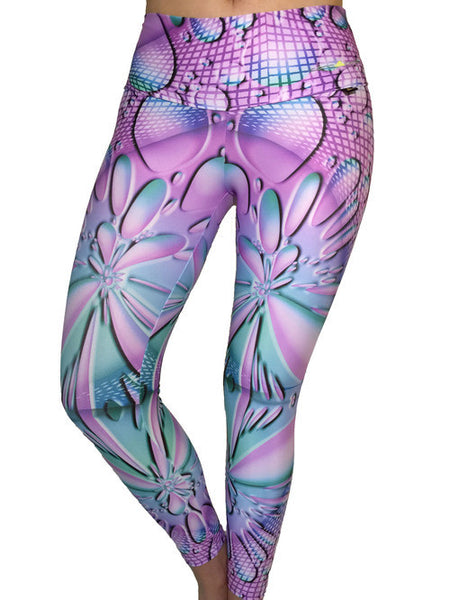 PASTEL RIPPLES COMPRESSION PANTS