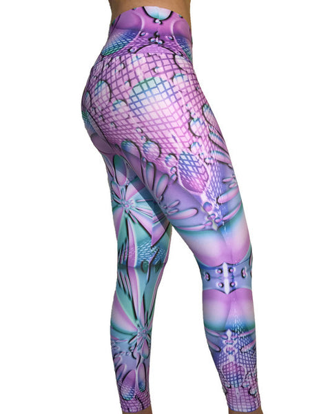 PASTEL RIPPLES COMPRESSION PANTS