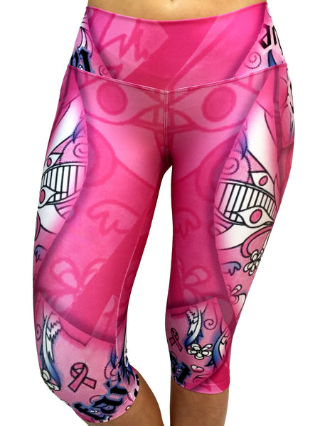 Hope Pink Ribbon Capri