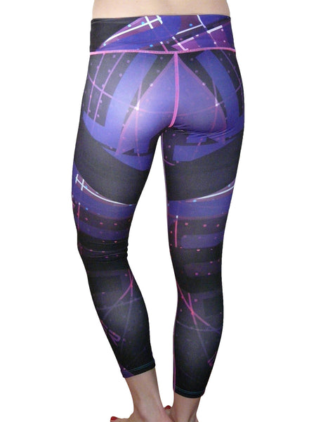 Purple Geometry Legging