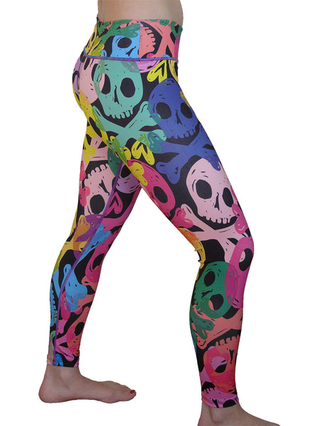 Rainbow Skull Leggings