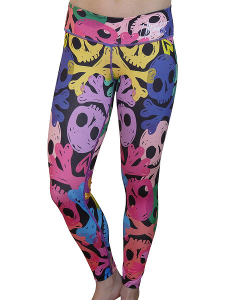 Rainbow Skull Leggings