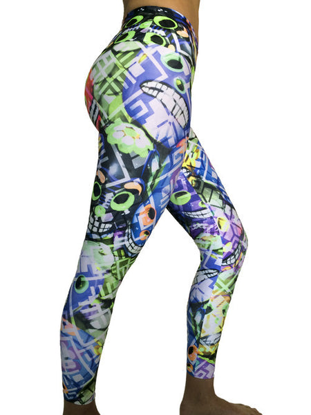 HAPPY SKULLS COMPRESSION PANTS