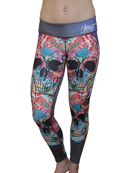 Tropical Skulls Legging