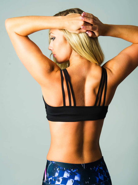 Web Sports Bra Black